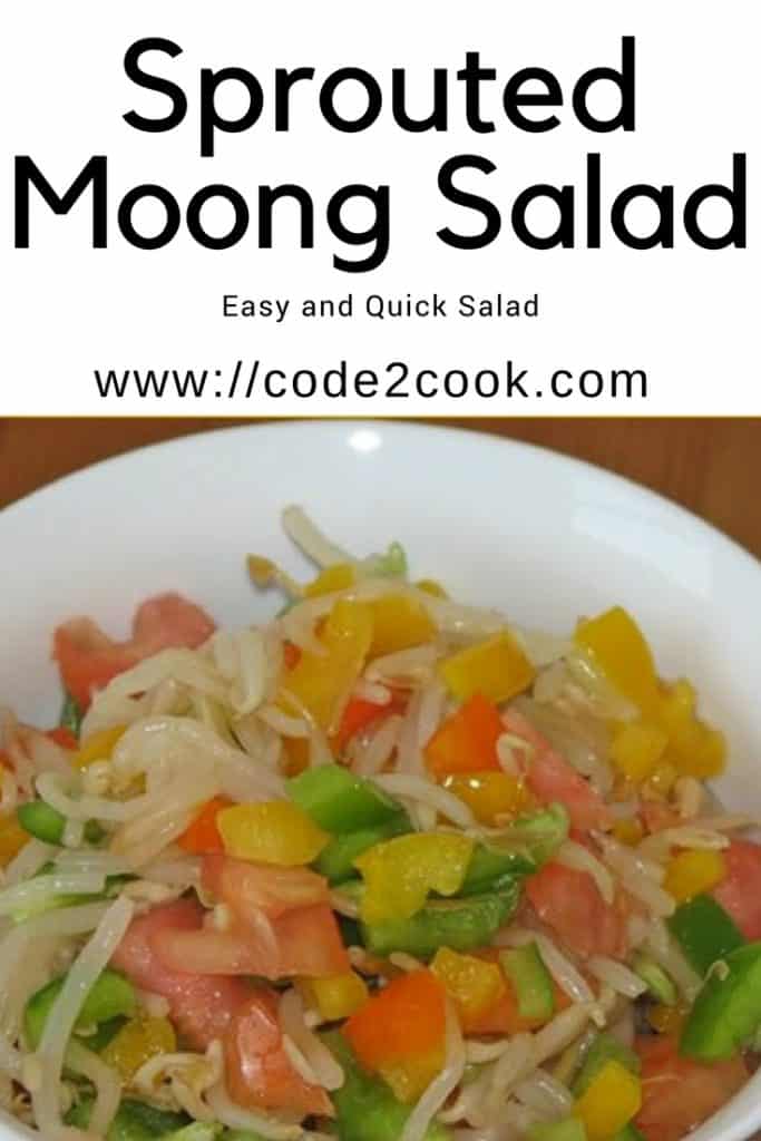 Sprouted Moong Salad | How To Make Sprouted Yellow Lentil Salad Sprouted moong salad is very healthy and nutritious. Whole moong dal/yellow lentil is a good source of vitamins like Vit K, Vit C, Iron, Vit B, and protein. Sprouted moong salad can be eaten as a snack or breakfast. This is also a great post-workout snack. www.bitesbyseason.com