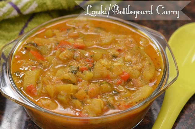 Lauki Ki Sabji | Lauki Tamatar Ki Sabji Recipe close up click of the lauki tamatar ki sabji