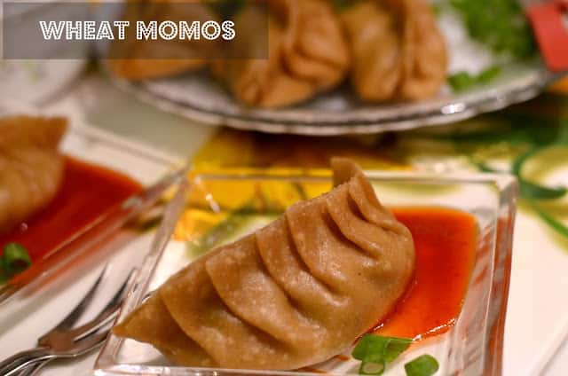 wheat veg momos