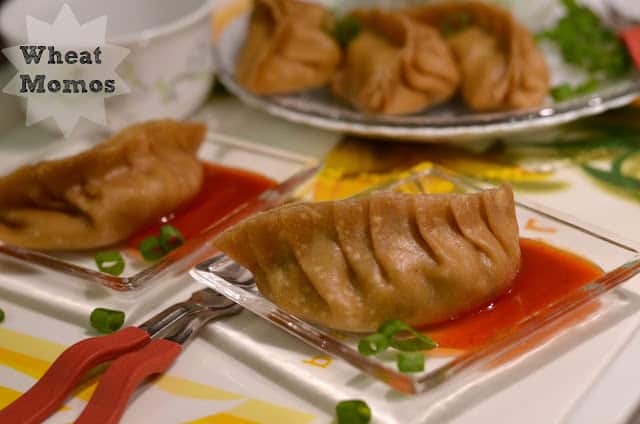 wheat veg momos