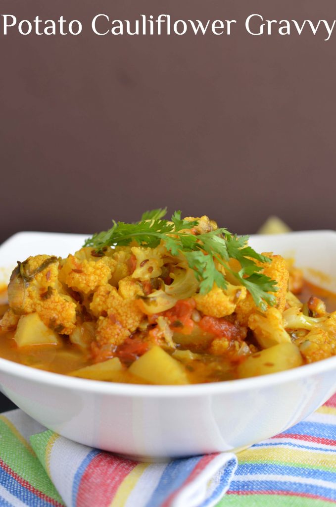 Rasedar Aloo Gobhi | Potato Cauliflower Gravy Rasedar aloo gobhi is very simple to cook and a one pot meal. You can cook it in a pressure cooker or instant pot or in kadhahi. Flavored with tomato and spices this gravy is rich as well as full of taste.