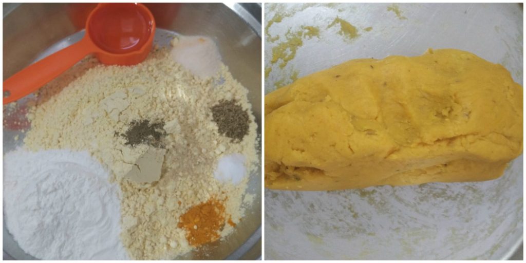 Besan sev is a very famous snack prepared in every household kitchen in India. It is a blend of besan or gram flour and a few spices, which is deep-fried. They are crisp and savory in taste and a great tea time snack. This snack is made during Holi or Diwali, though you can cook throughout the year