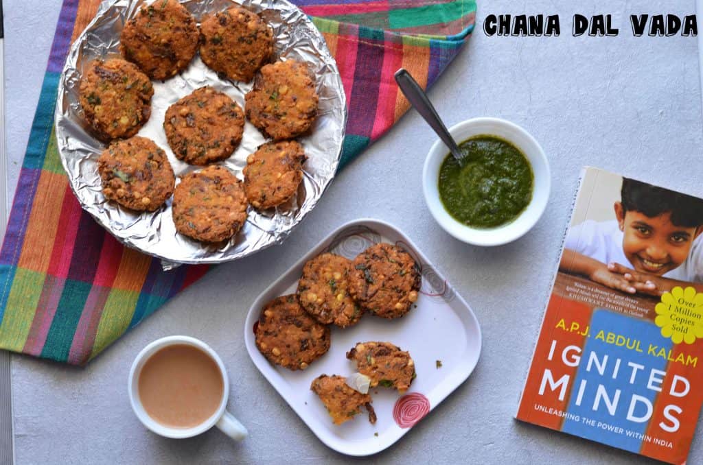 Chana Dal Vada | South Indian Masala Vada Snack | Bengal Gram Fritter Chana dal vada or masala vada is a south indian tea time snack prepared using skinned bengal gram mixed with few spices. These are crunchy in texture and deep fried.