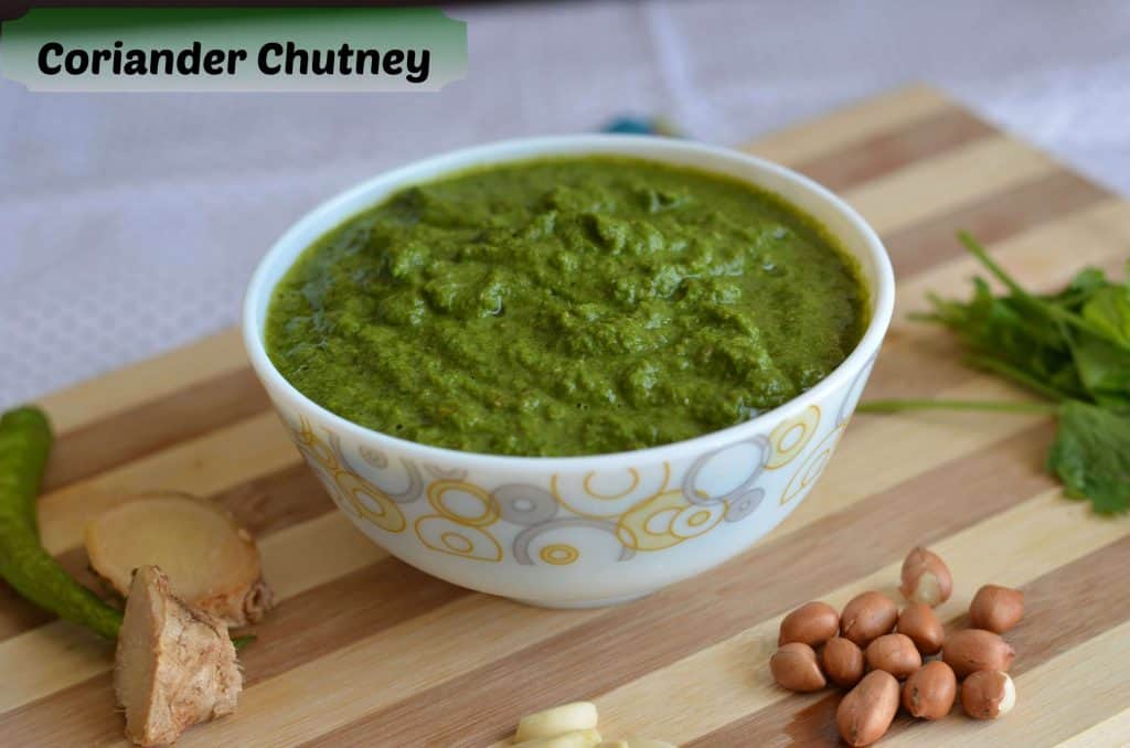Green Coriander Chutney | Hari Dhaniya Chutney Green coriander chutney or hari chutney is very famous for snacks like tikki, kababs, fritters and great for sandwiches.