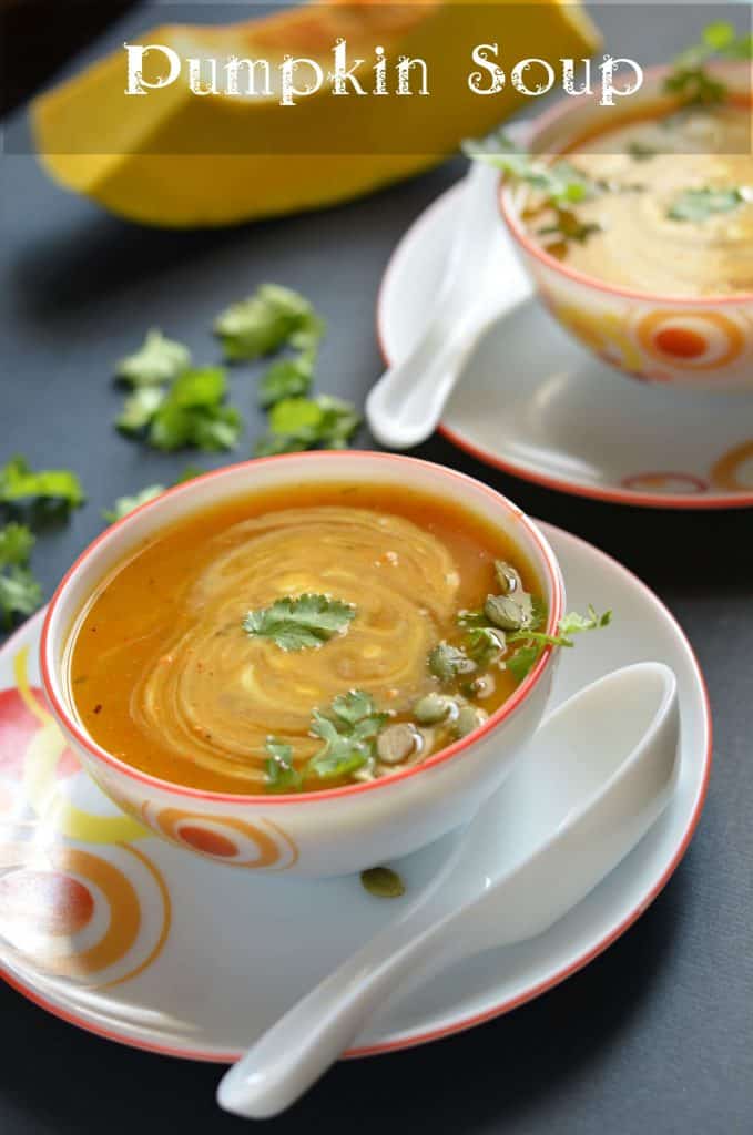Pumpkin Soup | Kaddu Ka Soup Pumpkin soup or kaddu ka soup is a thick creamy soup and very deliicous.It is savory, simple, healthy and nutritious soup in cold winters.