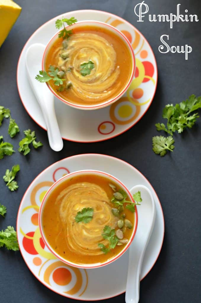 Pumpkin Soup | Kaddu Ka Soup Pumpkin soup or kaddu ka soup is a thick creamy soup and very deliicous.It is savory, simple, healthy and nutritious soup in cold winters.