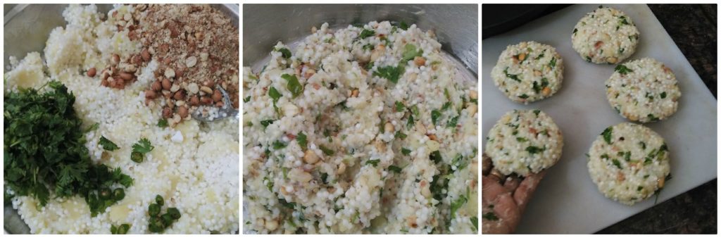 Sabudana vada usually served in fasting and festival season in India. These vadas are a preferred item during fasting, especially in Navratra. In Maharashtra, this is specially served at breakfast or snack time. Sabudana vada is also a very easy and quick snack for kids tiffin box, either pack for lunch or in snack time.