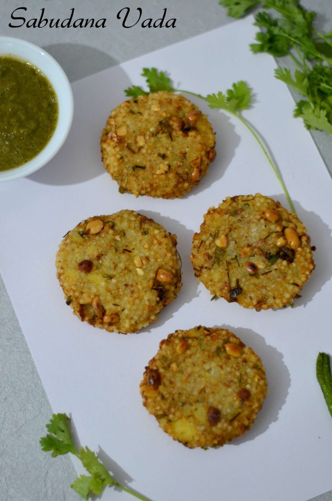 Sabudana Vada | Sago/Tapioca Cutlet Sabudana vada usually served in fasting and festival season in India. These vadas are a preferred item during fasting, especially in Navratra. In Maharashtra, this is specially served at breakfast or snack time. Sabudana vada is also a very easy and quick snack for kids tiffin box, either pack for lunch or in snack time.