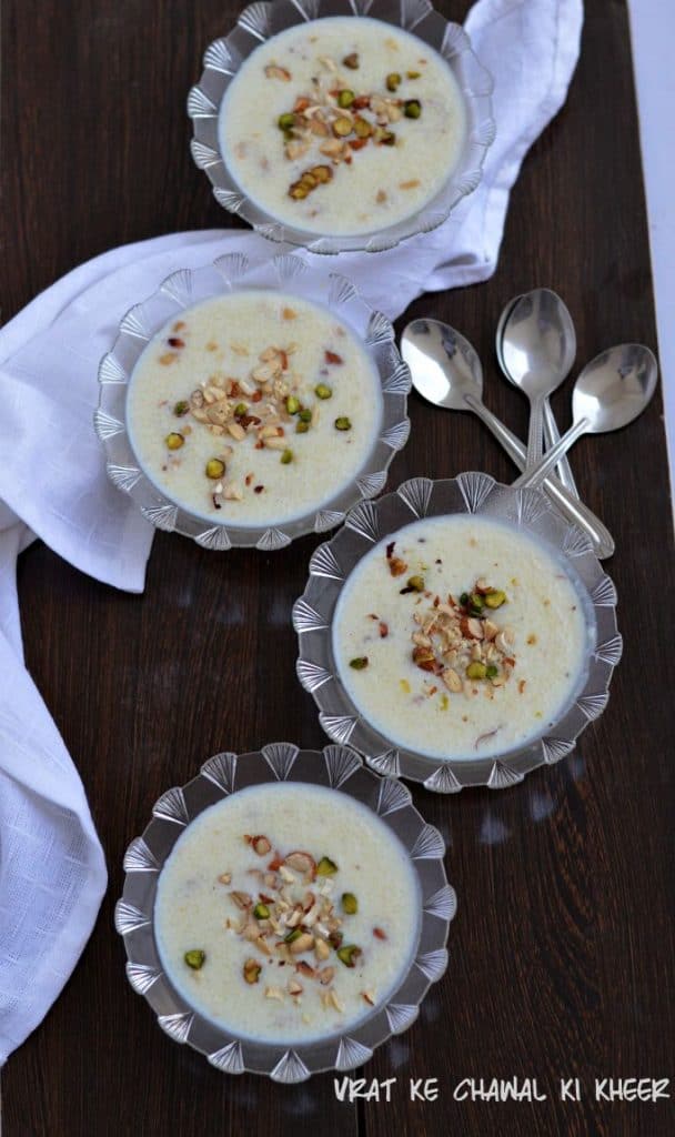 Sama Rice Kheer | Vrat Ke Chawal Ki Kheer Sama rice kheer is usually prepared during fasting days, especially in Navratri. Mixing milk, sama rice, and sugar, cooked on medium heat and flavored with either cardamom or saffron, this sama rice kheer is tasty and very healthy.
