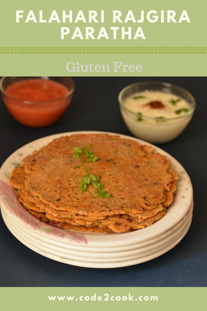Rajgira Paratha Recipe | Vrat Ka Paratha | Farali Paratha Rajgira paratha is prepared during Navratri fasting days. It is one of the common ingredient used during vrat or fasting days. Rajgira is also known as Amarnath flour..