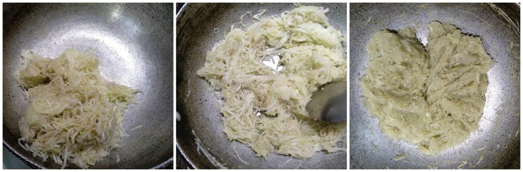 Lauki ka halva is an Indian sweet made during festivals and in the winter season.Preparation of lauki ka halwa is similar to gajar ka halwa. Grated bottle gourd in milk, flavored with cardamom and a handful of dry fruits makes it rich and a filling dish in Navratri fasting time.