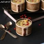 Fruit custard is a dessert prepared with custard sauce and adding fresh sweet taste fruits. This is the simplest dessert which is tasty, creamy and gets ready in just a few minutes. Fruit custard is also known as fruit salad with custard, loved by all age groups and a perfect dessert for the party.