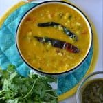 Panchmel dal as the name says is the combination of five dals and belongs to Rajasthani cuisine. This dal is protein packed with the goodness of five dals together. Generally, panchmel dal is served with baati but can be served with roti and rice too.