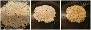 Onion capsicum paratha is super easy and quick paratha recipe cooked for breakfast. They make a great brunch or dinner accompanied with curd or raita to make a complete meal in itself. Kids love the flavor of pan-fried onion bits and enjoy with curd.