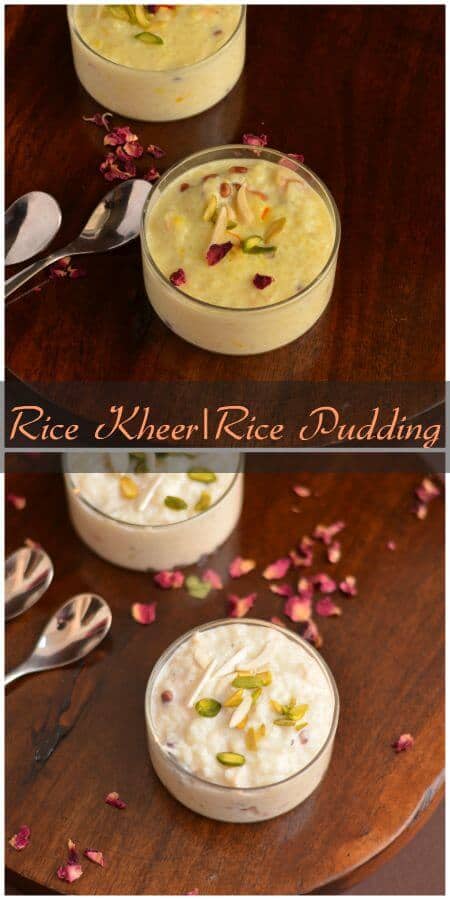 Rice Kheer Recipe | Indian Rice Pudding Rice kheer or rice pudding is one of the favorite Indian dessert and commonly made in every household. It is similar to payasam made in South India.