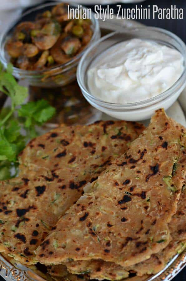 Zucchini Paratha Recipe | Spiced Flavorful Zucchini Paratha Zucchini Paratha is a flatbread with an Indian twist and a perfect breakfast or brunch recipe. Added some pickle and taste was great.