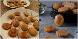 Papchi is a traditional sweet snack from Chhattisgarh made with whole wheat flour and coated with sugar syrup. Papchi makes a great snack to make on festivals and a great snack for kids tiffin box.