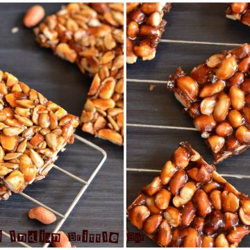 Dry fruit chikki is just another nutritious version of peanut chikki. It is loaded with dry fruits, healthy seeds, and iron-rich jaggery. It is popularly known as chikki in India and commonly eaten during winters.