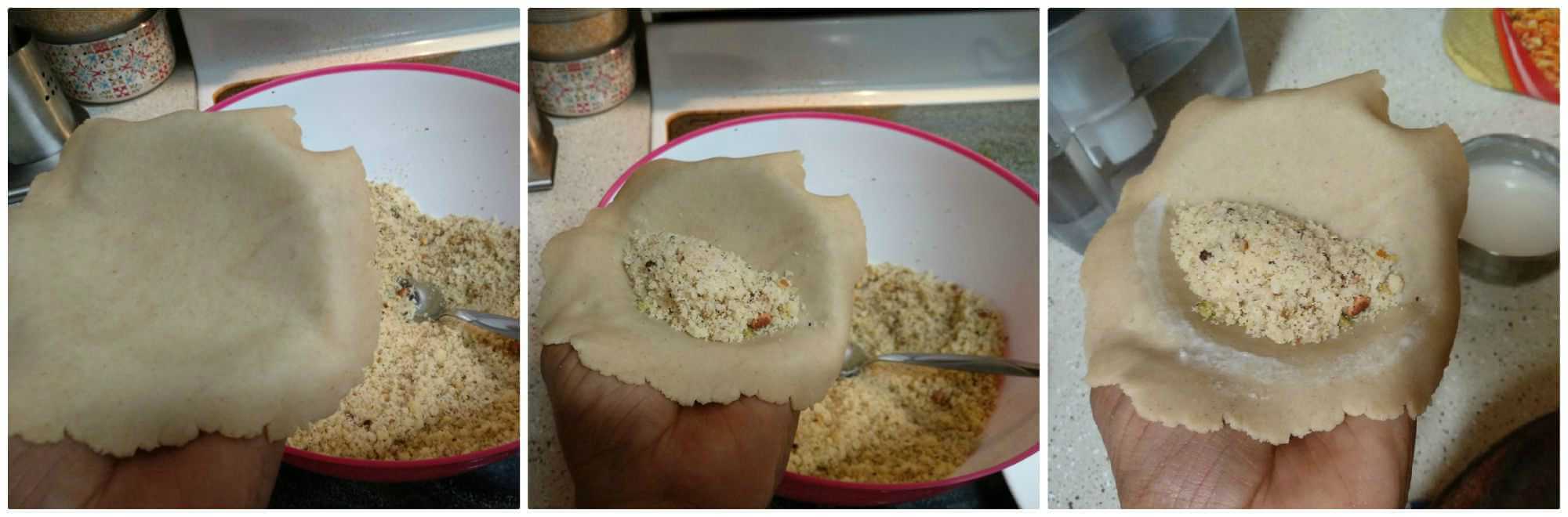 Whole Wheat Mawa Gujiya | No Fail Mawa Gujiya Recipe | Mawa Karanji | Sweet Empanadas Whole wheat mawa gujiya or mawa karanji is a traditional Indian sweet prepared during Holi or Diwali, especially in North India.