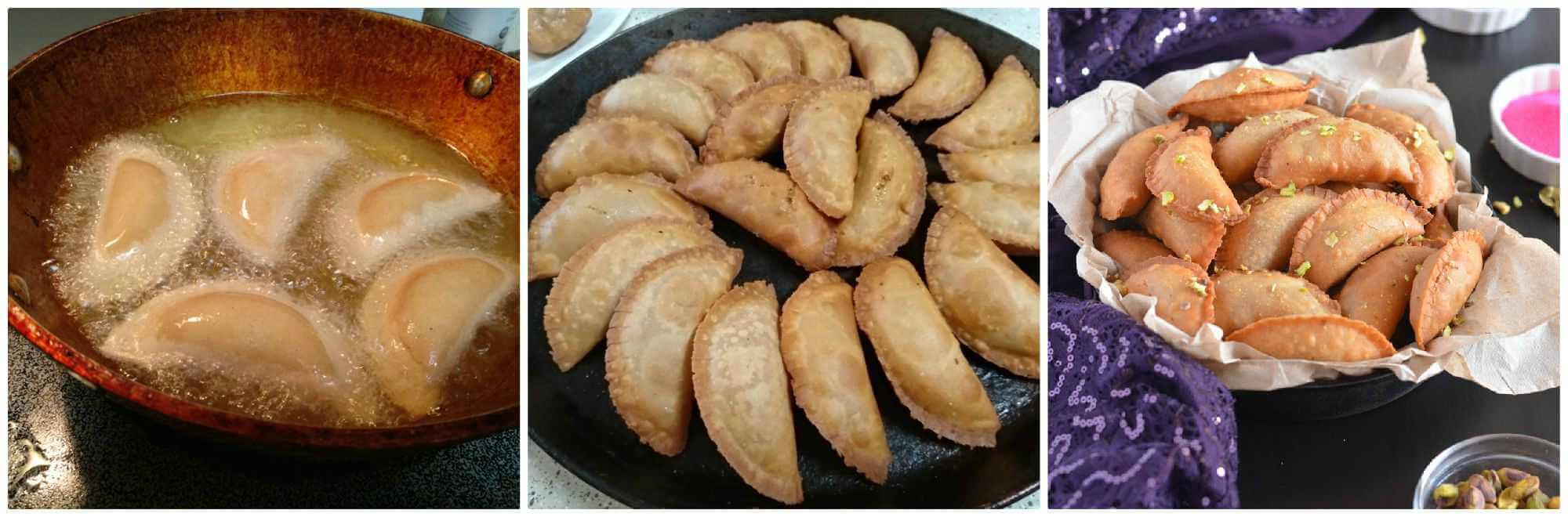 Whole Wheat Mawa Gujiya | No Fail Mawa Gujiya Recipe | Mawa Karanji | Sweet Empanadas Whole wheat mawa gujiya or mawa karanji is a traditional Indian sweet prepared during Holi or Diwali, especially in North India.