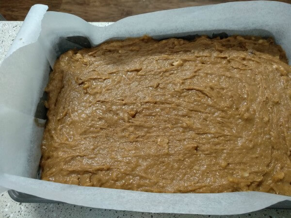 Vegan Eggless Whole Wheat Banana walnut Cake - Preparation This vegan banana walnut cake is soft, moist and with coconut cream frosting on top. Made with whole wheat flour, spiced with cinnamon and chewy roasted walnut inside, this vegan eggless whole wheat banana cake is loved by all. Must say this is the best recipe to make an eggless banana walnut cake with whole wheat.