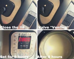 incubating yogurt for 8 hours