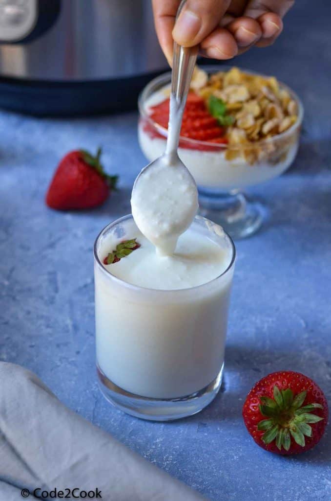 smooth & creamy instant pot yogurt