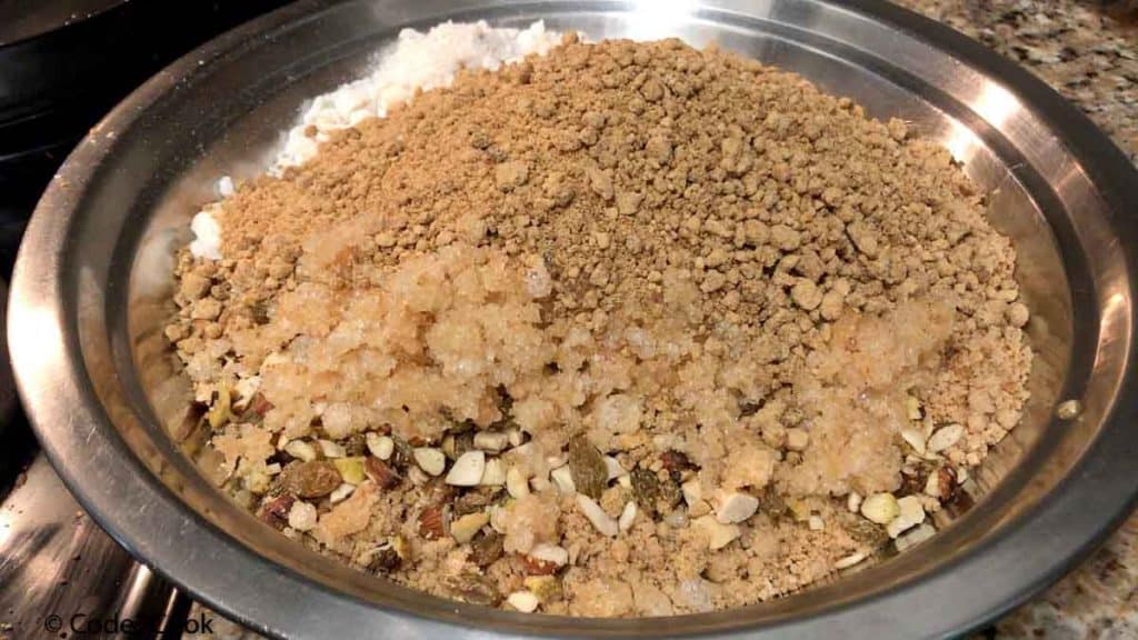 jaggery & cardamom powder added.