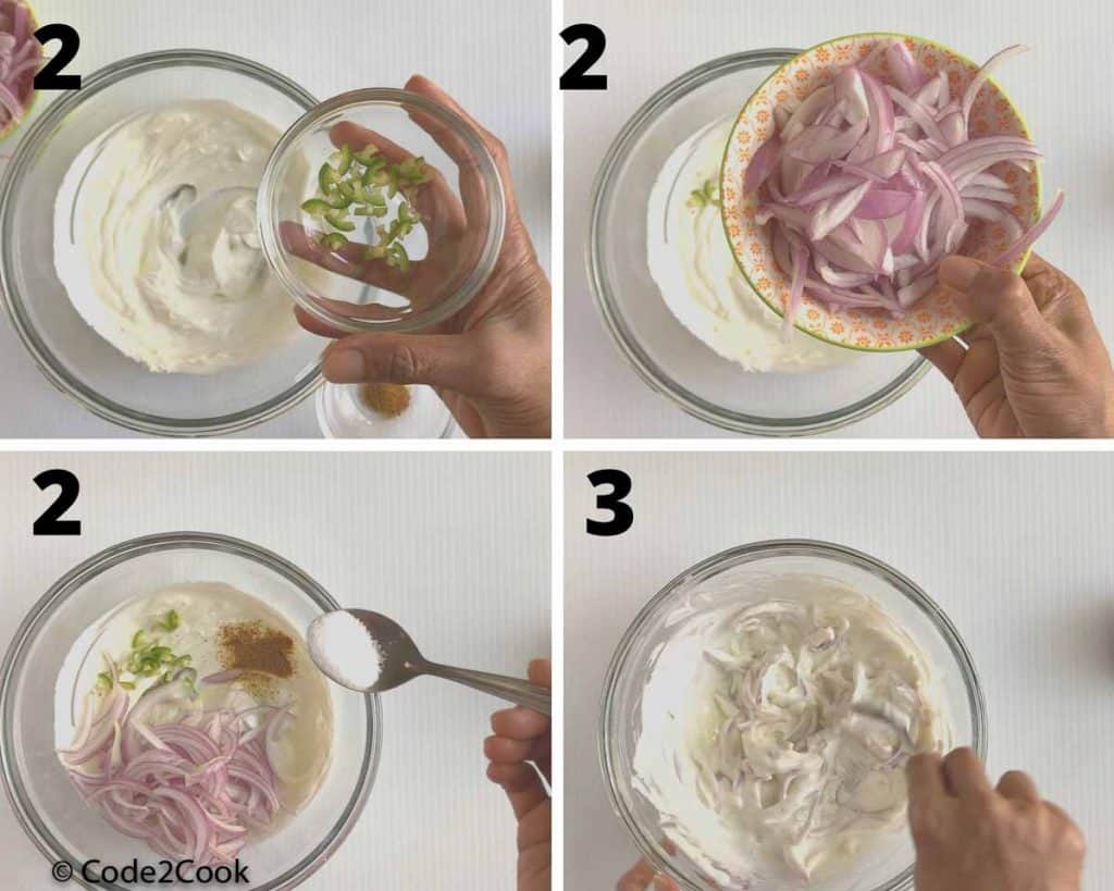 adding all other ingredients step by step & mixing nicely.